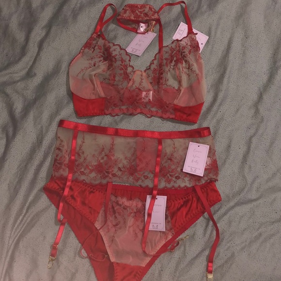 Empress Lingerie Other - Red lingerie, foxy cleopatra empress mimi
